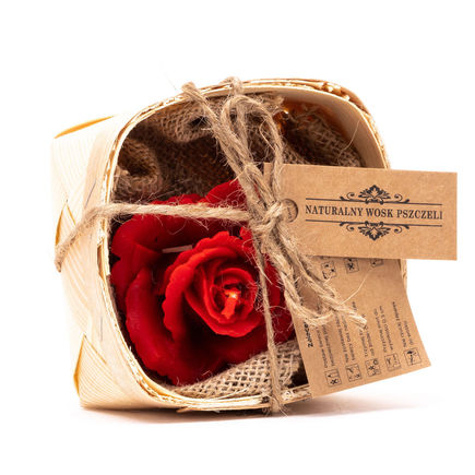 Świeca z wosku pszczelego