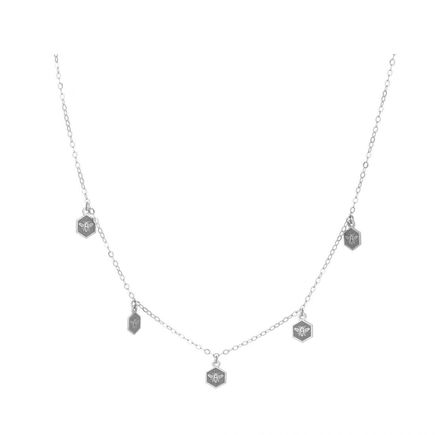 Naszyjnik z zawieszką pszczoła